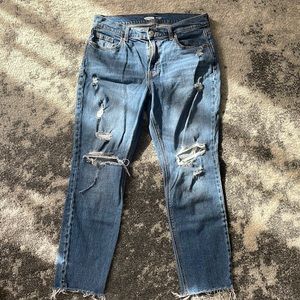 Old Navy Distressed Ripped Jeans